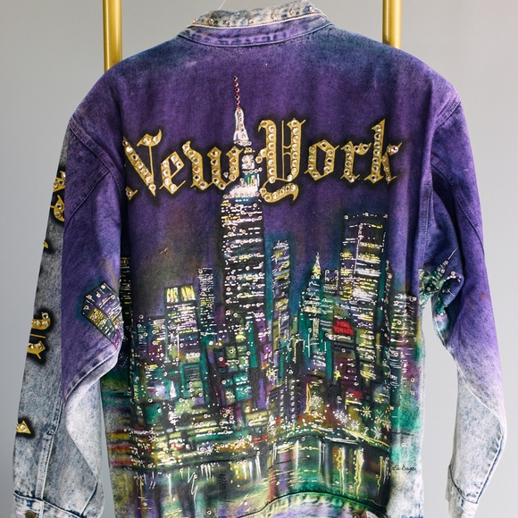 Tony Alamo New York denim jacket 1987 - Picture 1 of 17